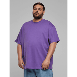 bequemes URBAN CLASSICS Herren T-Shirt 240 g/m² mit Baumwolle Violett