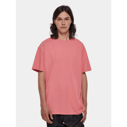 lässiges URBAN CLASSICS Herren T-Shirt 240 g/m² mit Baumwolle Rosa