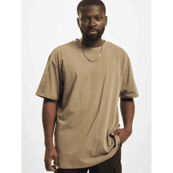 bequemes URBAN CLASSICS Herren T-Shirt Oversize 240 g/m² mit Baumwolle Khaki