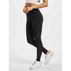lässige Urban Classics Damen Hose Stretch Mesh 210 g/m² Schwarz