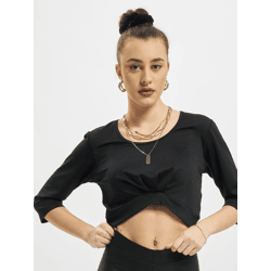 modernes Urban Classics Damen T-Shirt Stretch 230 g/m² Schwarz