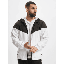 moderne URBAN CLASSICS Herren Jacke 78 g/m² Schwarz/Weiß