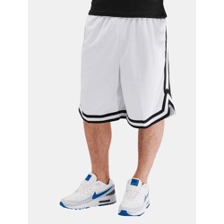 lässige URBAN CLASSICS Herren Shorts 130 g/m² Weiß/Schwarz