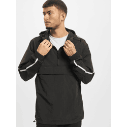 funktionale Urban Classics Herren Jacke Kapuze 90 g/m² Schwarz/Weiß