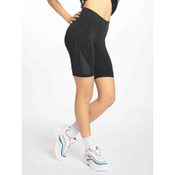 leichte Urban Classics Damen Shorts Stretch Mesh 210 g/m² Schwarz