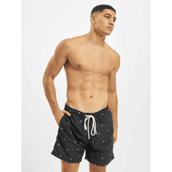 sommerliche Urban Classics Herren Shorts Kordelzug 115 g/m² Schwarz