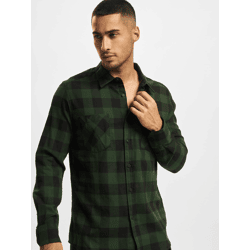 modernes URBAN CLASSICS Herren Polo-Shirt 120 g/m² mit Baumwolle Schwarz/Grün