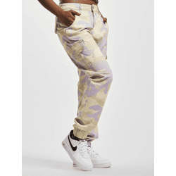 bequeme Urban Classics Damen Jeans Stretch Taschen 310 g/m² mit Baumwolle Camouflage