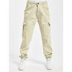 lässige Urban Classics Damen Jeans Stretch Reißverschluss Taschen mit Baumwolle Beige