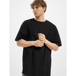 sportliches URBAN CLASSICS Herren T-Shirt 180 g/m² mit Baumwolle Schwarz