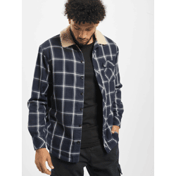 moderne URBAN CLASSICS Herren Jacke 300 g/m² Navy/Weiß