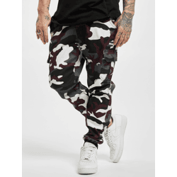 Modern URBAN CLASSICS Men's Stretch Jeans with Zipper Pockets in Cotton Camouflage