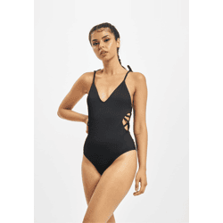 Feminine Urban Classics Women's Stretch Dress, 280 g/m², Black