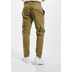 stylische Urban Classics Herren Jeans Stretch Reißverschluss Taschen mit Baumwolle Khaki