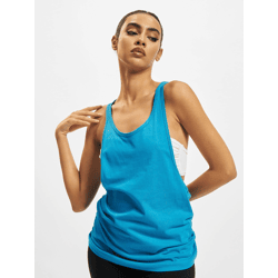 lässiges Urban Classics Damen T-Shirt 140 g/m² mit Baumwolle Blau