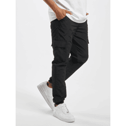 bequeme URBAN CLASSICS Herren Hose Reißverschluss Taschen 130 g/m² Schwarz