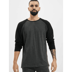 lässiges Urban Classics Herren Sweatshirt 140 g/m² mit Baumwolle Grau/Schwarz