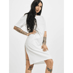modisches Urban Classics Damen Kleid Oversize 180 g/m² mit Baumwolle Weiß