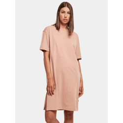 feminines Urban Classics Damen Kleid 180 g/m² mit Baumwolle Alt-Rosa