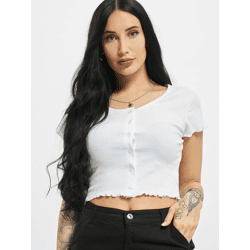 sportliches Urban Classics Damen T-Shirt Stretch 180 g/m² mit Baumwolle Weiß