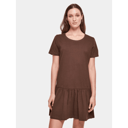 lässiges Urban Classics Damen T-Shirt 180 g/m² mit Baumwolle Braun