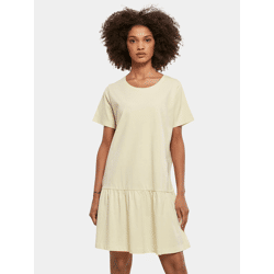 lässiges Urban Classics Damen T-Shirt 180 g/m² mit Baumwolle Pastell-Gelb