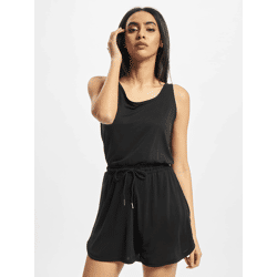 feminines Urban Classics Damen Kleid Taschen 200 g/m² Schwarz