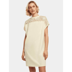 lässiges Urban Classics Damen T-Shirt Stretch 180 g/m² mit Baumwolle Pastell-Gelb