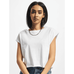 bequemes Urban Classics Damen Oversize T-Shirt Loose Fit 180 g/m² Weiß