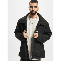 schlichte URBAN CLASSICS Herren Jacke Reißverschluss Taschen 89 g/m² Schwarz