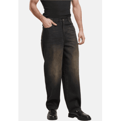 bequeme Urban Classics Herren Jeans 150 g/m² mit Baumwolle Schwarz