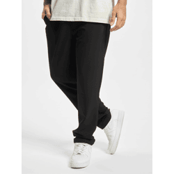 stylische Urban Classics Herren Jeans Stretch Kordelzug Taschen Schwarz