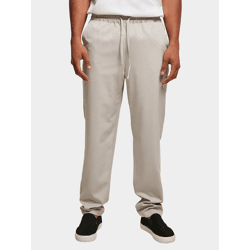 stylische Urban Classics Herren Jeans Stretch Kordelzug Taschen Grau