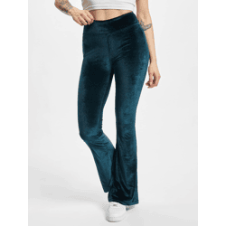 bequeme Urban Classics Damen Hose Stretch 200 g/m² Blau