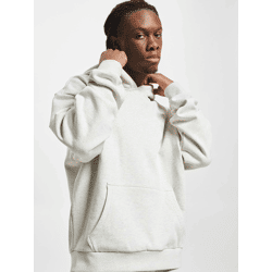 lässiger Urban Classics Herren Hoodie Kordelzug Kapuze 460 g/m² mit Baumwolle Grau