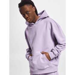 weicher Urban Classics Herren Hoodie Kordelzug Kapuze 460 g/m² mit Baumwolle Violett