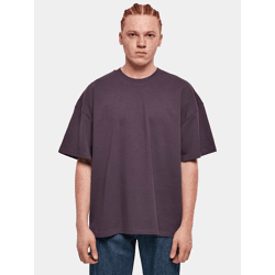 sportliches Urban Classics Herren T-Shirt Oversize 300 g/m² mit Baumwolle Violett