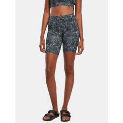 lässige Urban Classics Damen Hose Stretch Slim Fit 200 g/m² Schwarz/Weiß