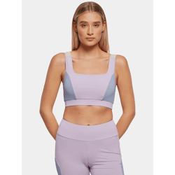 komfortabler Urban Classics Damen BH Stretch Slim Fit 210 g/m² Violett