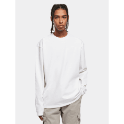 Casual Urban Classics Men's Oversized Sweatshirt, 300 g/m², Cotton Blend, White