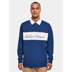 Soft Urban Classics Men's Oversized Sweatshirt, 220 g/m², with Cotton, Blue