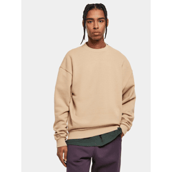 Comfortable Urban Classics Men's Sweatshirt, 460 g/m², with Cotton, Beige