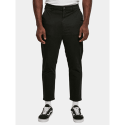Modern URBAN CLASSICS Men's Stretch Jeans with Zipper Pockets and Cotton, Black
