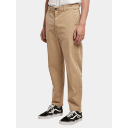Casual Urban Classics Men's Stretch Jeans with Zipper Pockets, Cotton, Beige