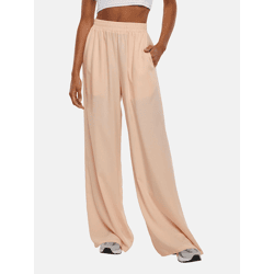 bequeme Urban Classics Damen Jeans 115 g/m² Beige