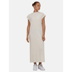 stilvolles Urban Classics Damen Kleid 140 g/m² mit Baumwolle Ecru-Weiß