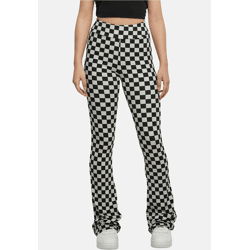 Casual URBAN CLASSICS Women's Stretch Pants, 200 g/m², Black/Gray