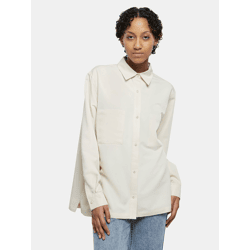 lässiges Urban Classics Damen Polo-Shirt Taschen gefüttert 188 g/m² Beige