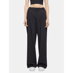 bequeme Urban Classics Damen Jeans Stretch 190 g/m² Schwarz