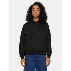 weicher Urban Classics Damen Hoodie Kordelzug Kapuze 500 g/m² mit Baumwolle Schwarz